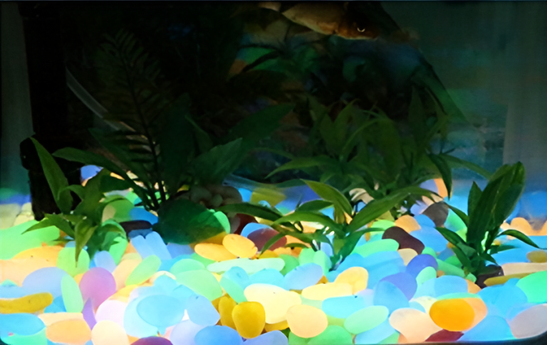 Glow in the dark pebbles