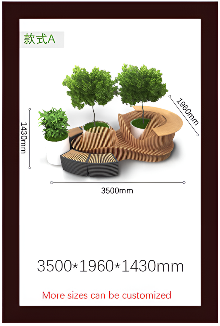 Solid Wood Slicing Chairs & Front Desks