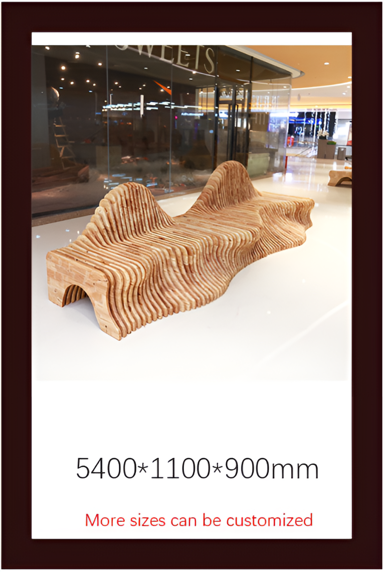 Solid Wood Slicing Chairs & Front Desks