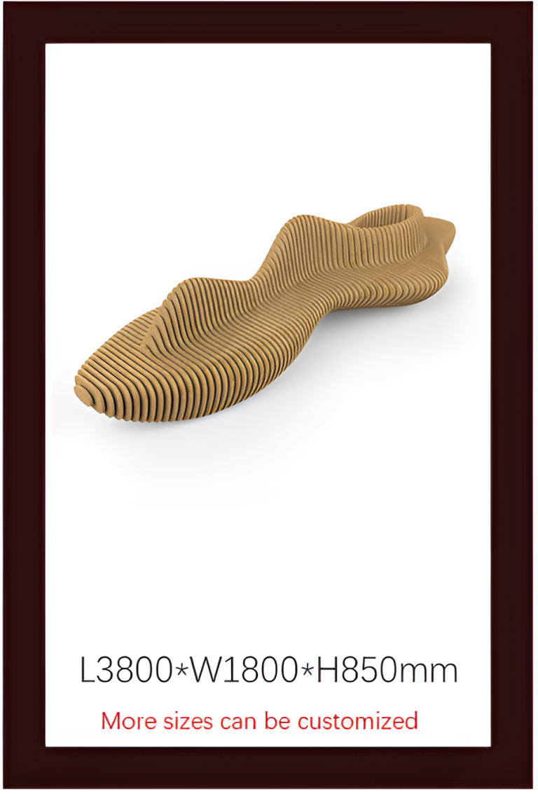 Solid Wood Slicing Chairs & Front Desks