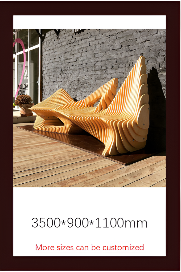 Solid Wood Slicing Chairs & Front Desks