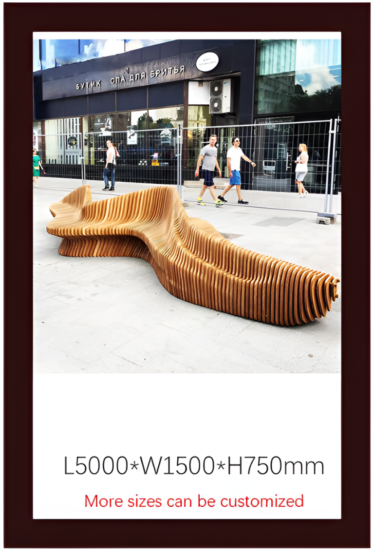 Solid Wood Slicing Chairs & Front Desks