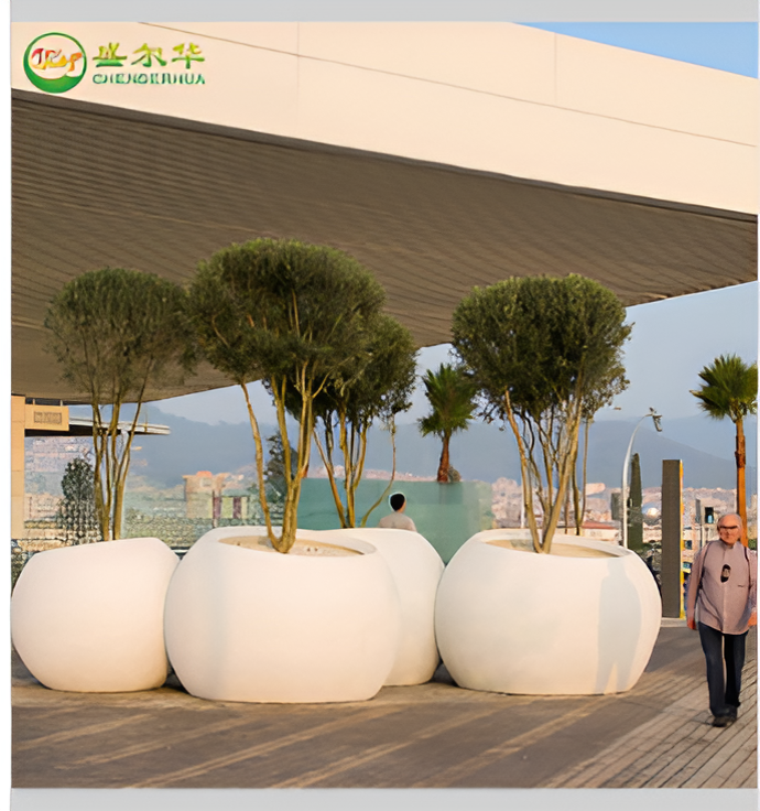 Fiberglass Flowerpot