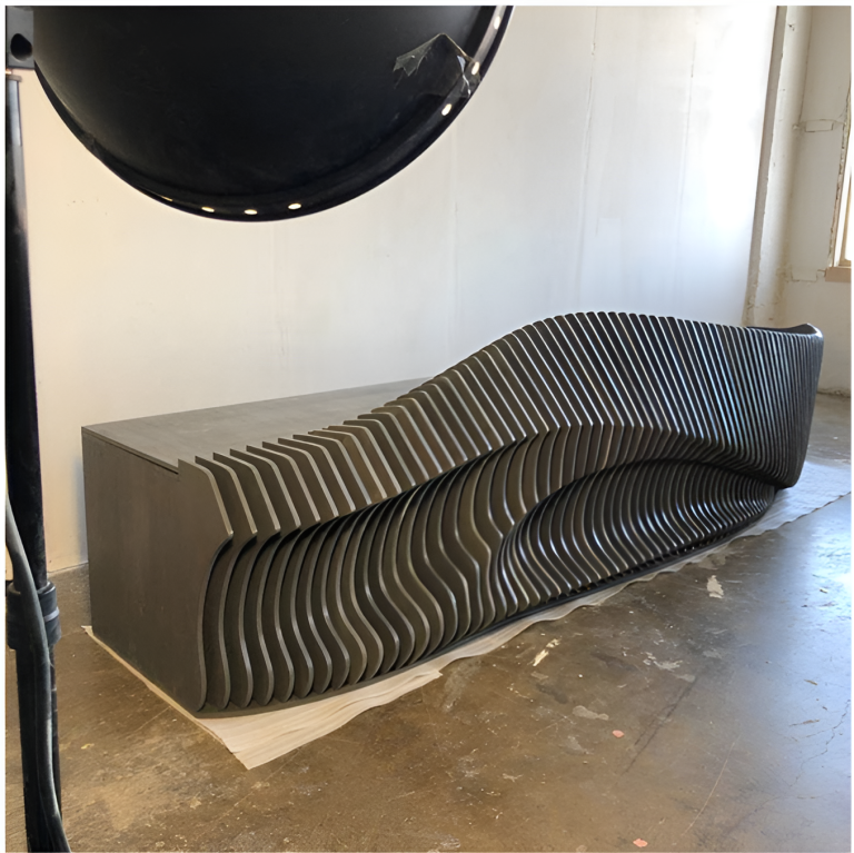 Solid Wood Slicing Front Desks