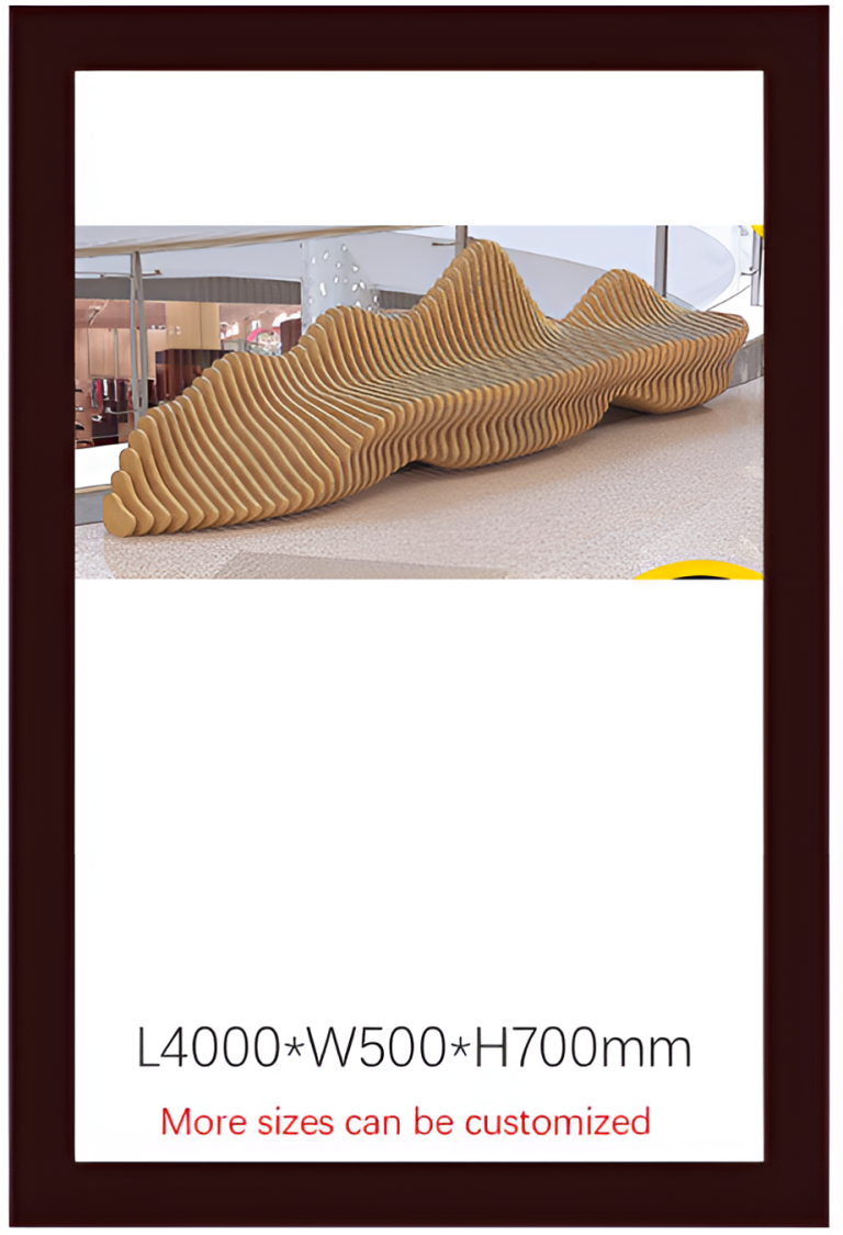 Solid Wood Slicing Chairs & Front Desks