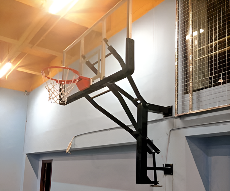 GW026a – Wall hanging hand Lift Basketball Stand