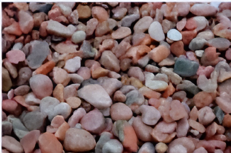 LIGHT RED PEBBLES - BUILDING MATERIAL