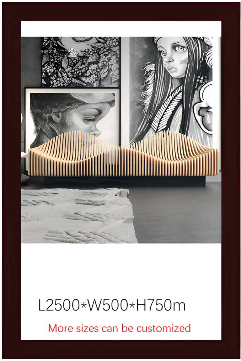 Solid Wood Slicing Chairs & Front Desks