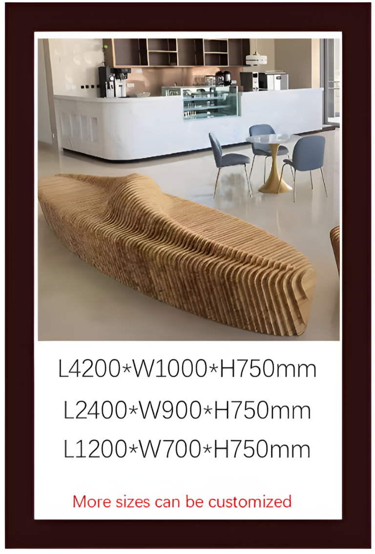 Solid Wood Slicing Chairs & Front Desks