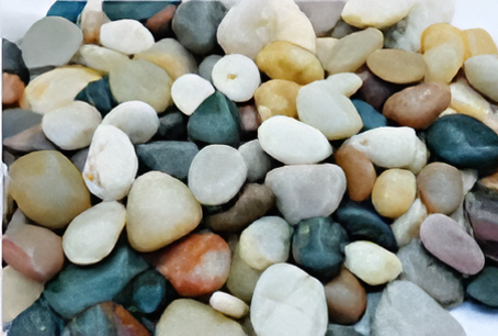 POLISHED ASSORTED PEBBLES - BUILDING MATERIAL