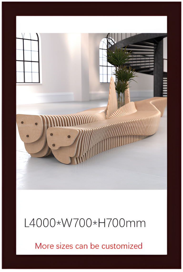 Solid Wood Slicing Chairs & Front Desks