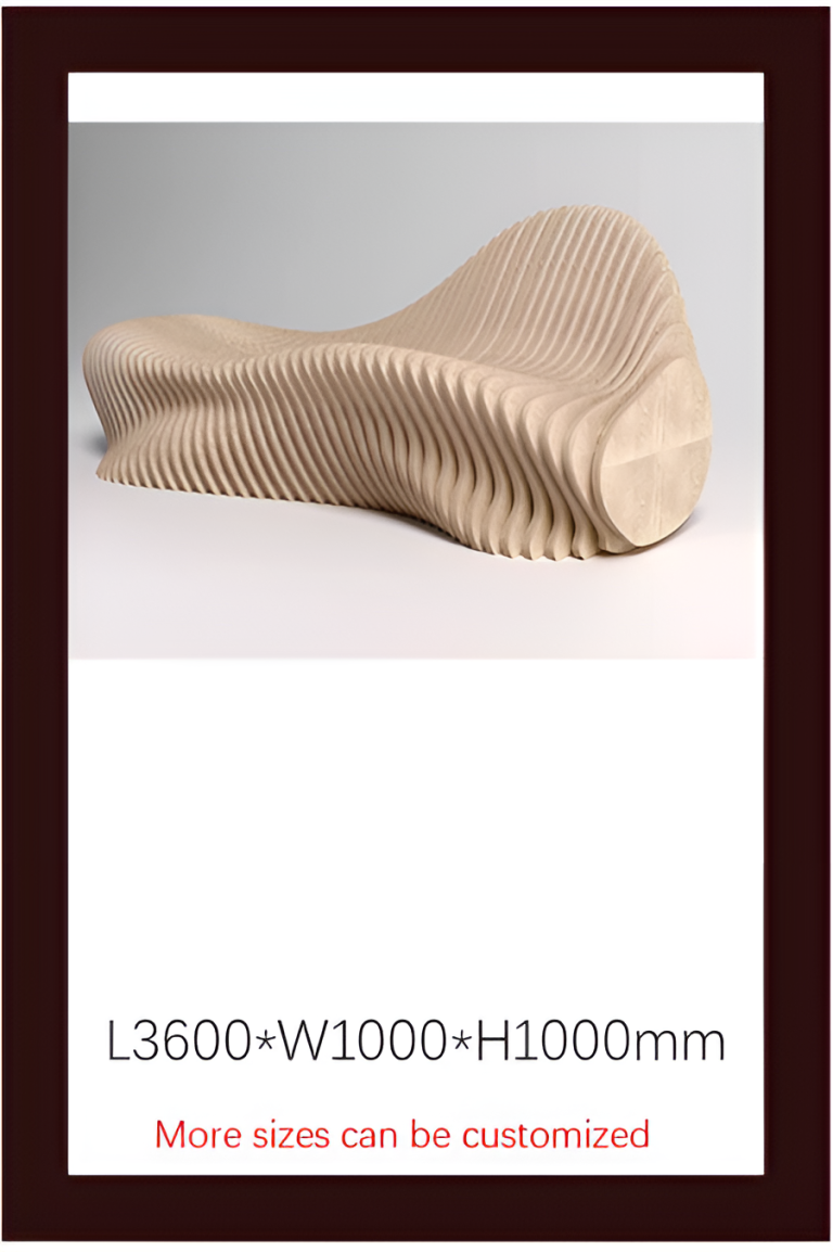 Solid Wood Slicing Chairs & Front Desks