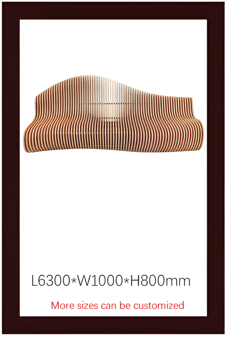 Solid Wood Slicing Chairs & Front Desks