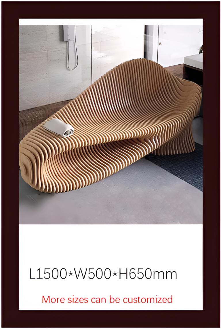 Solid Wood Slicing Chairs & Front Desks