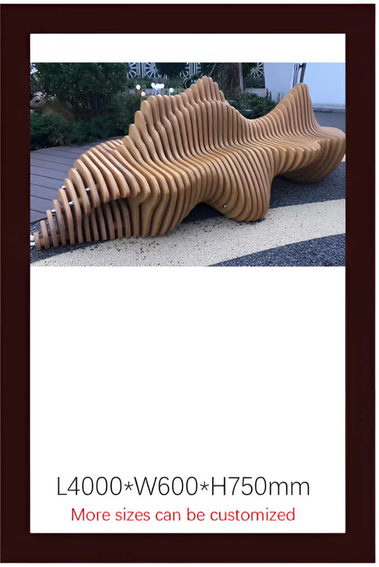 Solid Wood Slicing Chairs & Front Desks