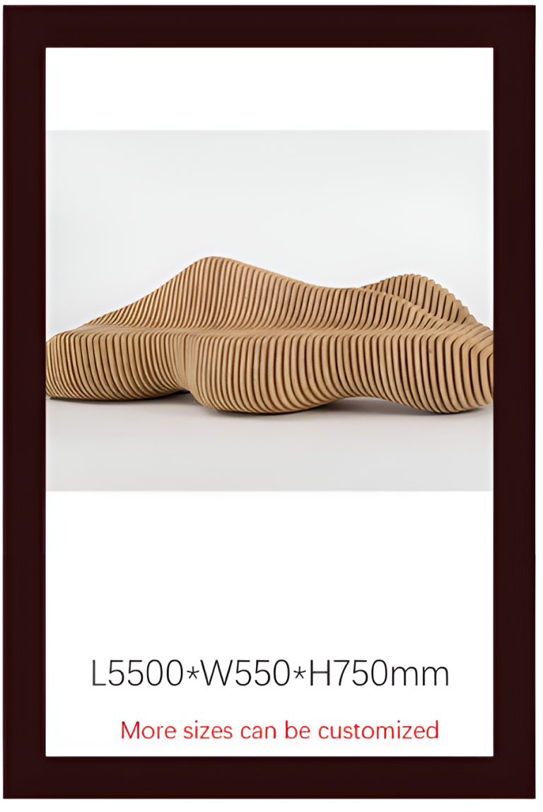 Solid Wood Slicing Chairs & Front Desks