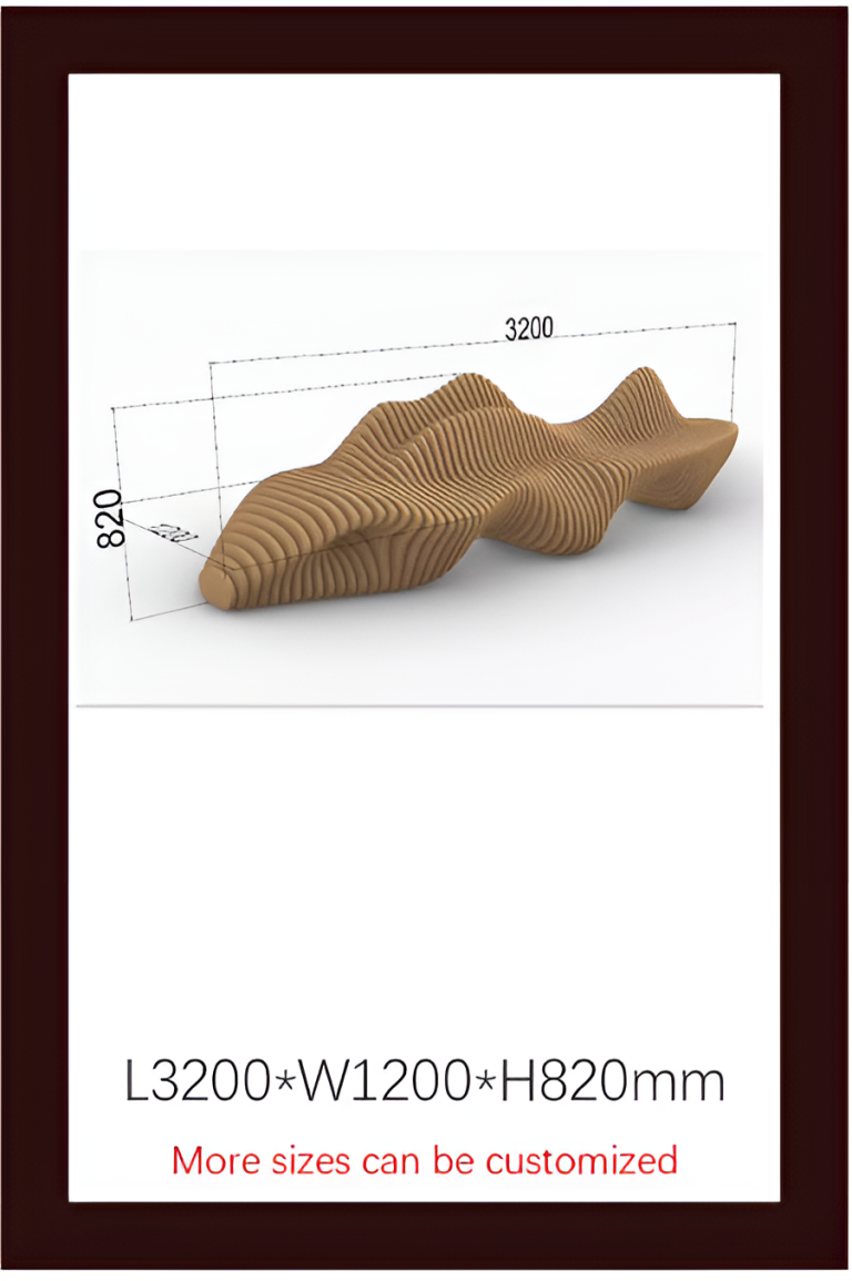 Solid Wood Slicing Chairs & Front Desks