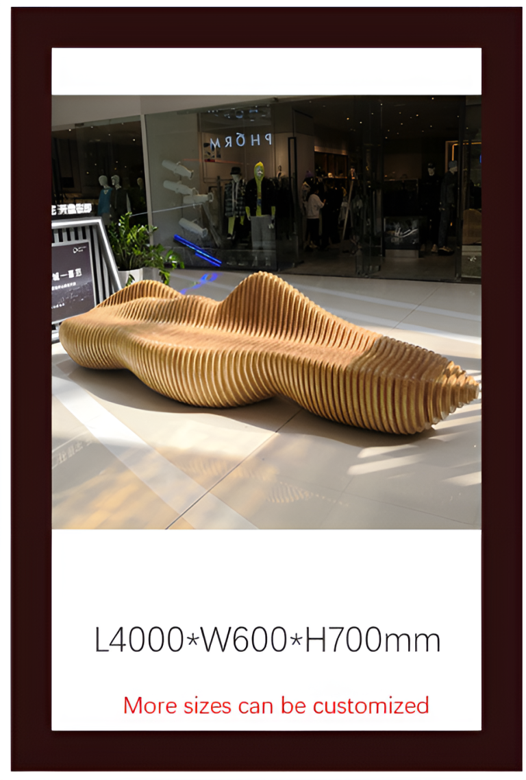 Solid Wood Slicing Chairs & Front Desks