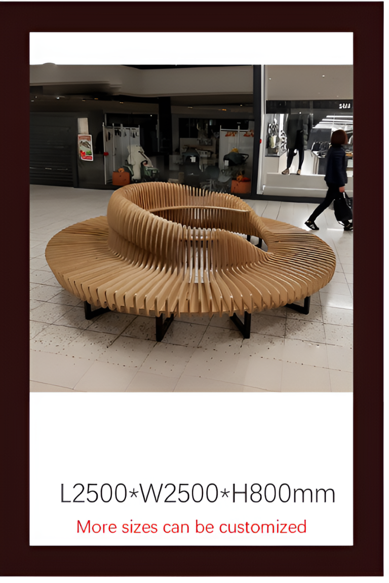 Solid Wood Slicing Chairs & Front Desks