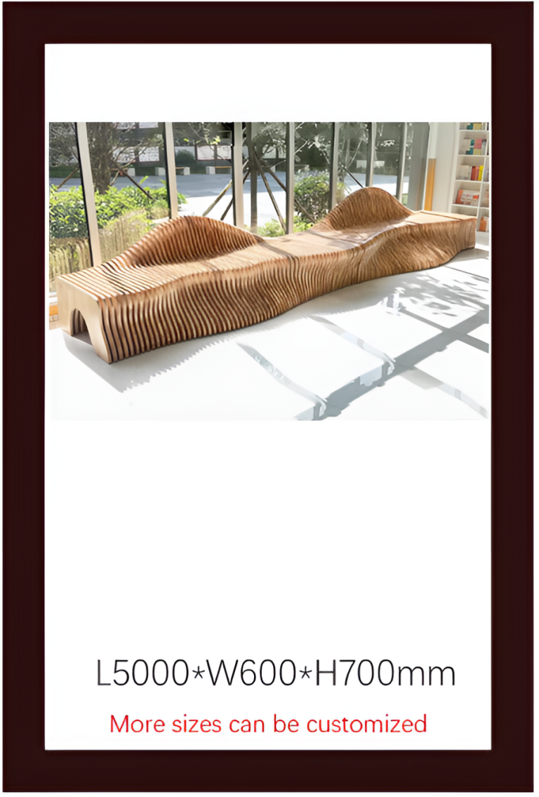 Solid Wood Slicing Chairs & Front Desks