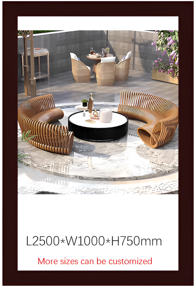 Solid Wood Slicing Chairs & Front Desks