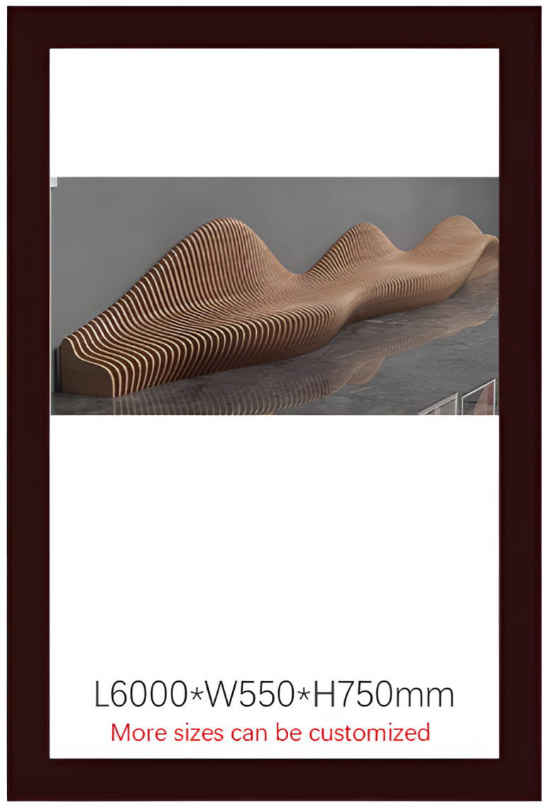 Solid Wood Slicing Chairs & Front Desks