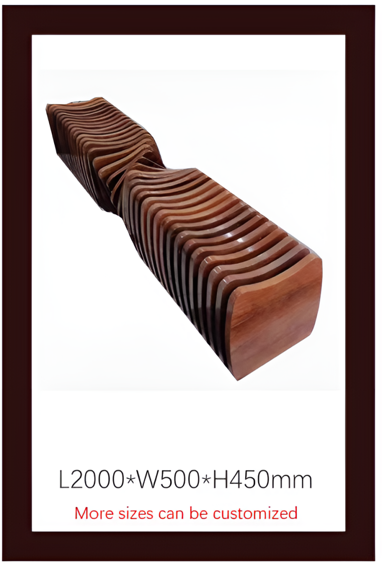 Solid Wood Slicing Chairs & Front Desks