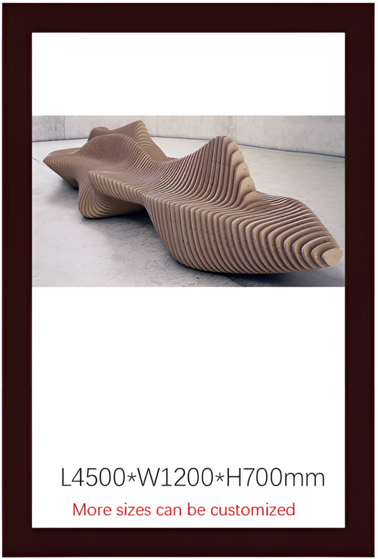 Solid Wood Slicing Chairs & Front Desks